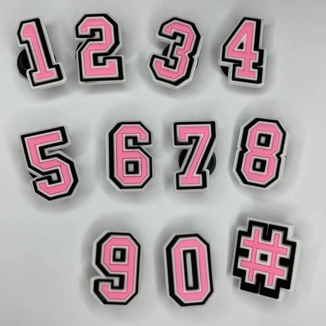 Personalized number croc charms croc charms