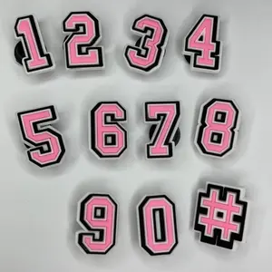 Personalized number croc charms croc charms