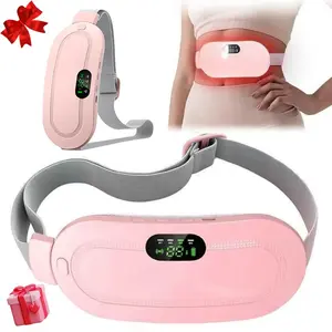 Menstrual Heating Pad Smart Uterus Warmer Belt, Cordless Heating Pad, Electric Waist Belt, Waist Vibrating Abdominal Massager,Portable for Women,gentle massage,warm waist heating pad, ldeal Gift Box
