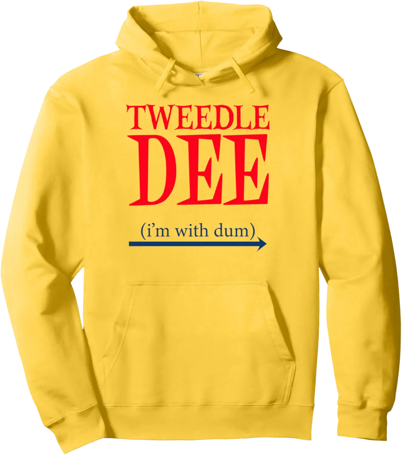 Tweedle Dee I'm With Dum - Lazy couple halloween costumes Pullover Hoodie - Luismrid Shop 32B0DGF3YQCY