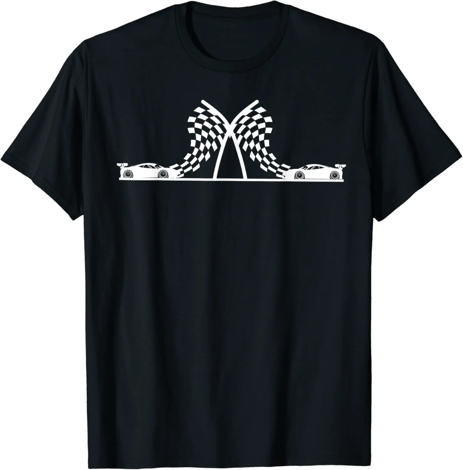 Dirt Track Racing Checkered Flag T-Shirt - Keylamartine Shop 84B07SBRLB8B