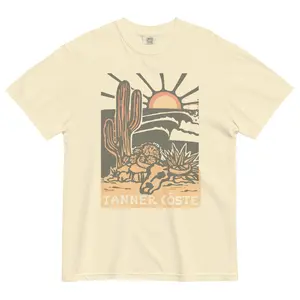 Desert Country | Ivory | Unisex Garment-dyed T-shirt