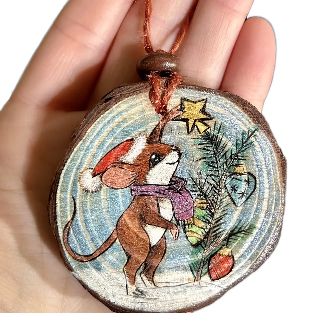 Christmas Mouse Ornament