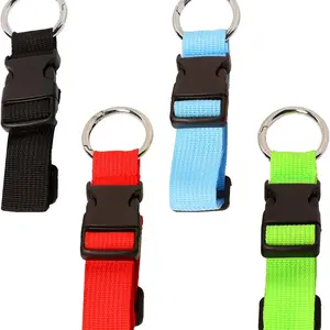 4 Pcs Travel Suitcase Strap, Luggage Nylon Straps Suitcase Belts to Attach Suitcase Bum Bag Extender Strap, Adjustable Strap for Bags