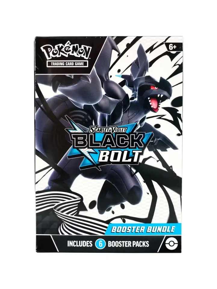 Pokemon Scarlet and Violet - Black Bolt Booster Bundle Trading Cards
