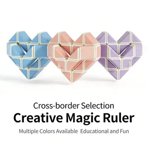 Magic Snake Cube Puzzle Toy, 24 Segment Twistable Transformer, Kids & Adults Stress Relief Fidget Toy, Colorful Educational Game,birthday party favor