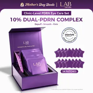 Dr.Leo PDRN EYE CARE SET Dual-Resource 10% PDRN Eye Treatment Bundle | Instant Rescue Eye Patches + Sustained Anti-Aging Eye Cream for Wrinkles, Puffiness & Dark Circles