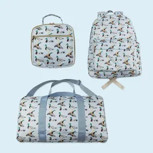 Mallard duck travel duffle bags