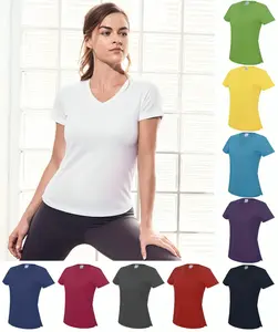 Gildan G500VL Ladies' Heavy Cotton V-Neck T-Shirt Comfortable Modern Look Relaxed Style Year-Round Comfort Durable Fabric Soft Cotton Fit Top Womenswear Cap Everyday Grey Overall Piece Satin