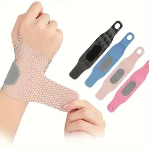 1 Set Of Thin, Skin Friendly, Breathable Wrist Straps With A Naked Fit, Circular Compression, Sports Support, Protective Wrist Strap