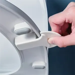 2pcs Toilet Lid Lifter, Handle Toilet Seat Holder Tools, Bathroom Accessories, for Sanitary Lifestyle, Restroom