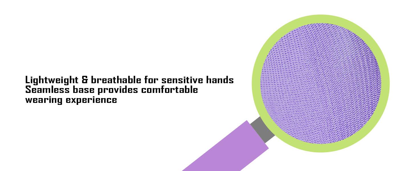 COOLJOB 3 Pairs Kids Gloves, Grippy Rubber Coated Garden Work Gloves for Children, Purple & Pink & Yellow