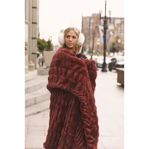 Hugs Rich Mahogany Blanket