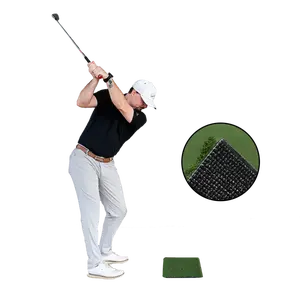 1 x 2 Super Tee Golf Mat with Urethane-Coated Backing