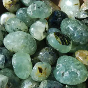 Prehnite Crystal Tumbled Stones, Namibia