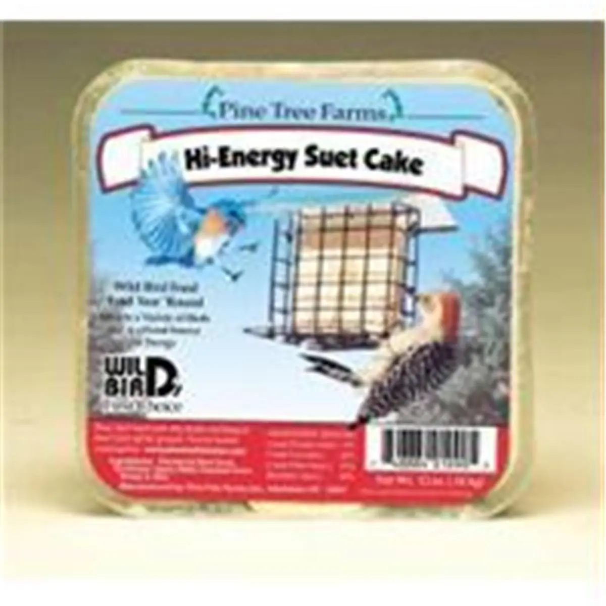 212 MAIN 12 oz Suet Cake, Energy-Boost Wild Bird Food, Year-Round Feed That Attracts Birds for Avian Visitors, Backyard Birds