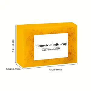 Lemon Turmeric Lactic Acid Soap (Lemon Lactic Acid Soap Bar/Turmeric Soap Bar) — Facial Brightening Depigmenting Cream, Radiance for the Skin.