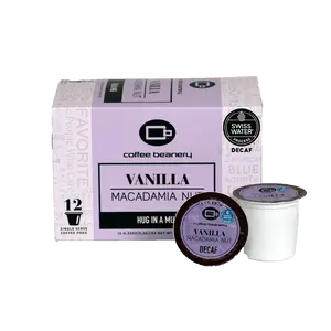 Vanilla Macadamia Nut Flavored Decaf Coffee Pods Vanilla Macadamia Nut Flavored Decaf Coffee Pods