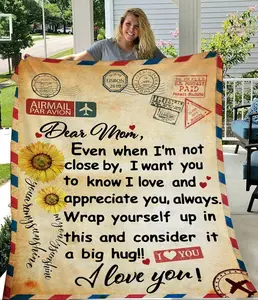 Gifts for Mom Birthday Gifts for Mom from Daughter Son to My Mom Mother Christmas Thanksgiving Mom Gifts Fleece Blanket in Home Bed Sofa Chairs