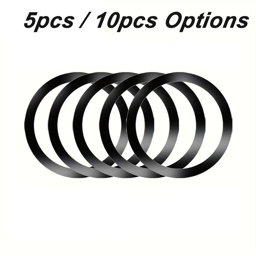 5/10Pcs Magnetic Adapter Ring, Universal Magnet Sticker, Metal Plate Ring for Magsafe Wireless Charger, iPhone 14/13/12/11 Mini Pro Max Compatibility, Wireless Phone Holder