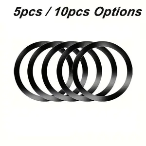 5/10Pcs Magnetic Adapter Ring, Universal Magnet Sticker, Metal Plate Ring for Magsafe Wireless Charger, iPhone 14/13/12/11 Mini Pro Max Compatibility, Wireless Phone Holder