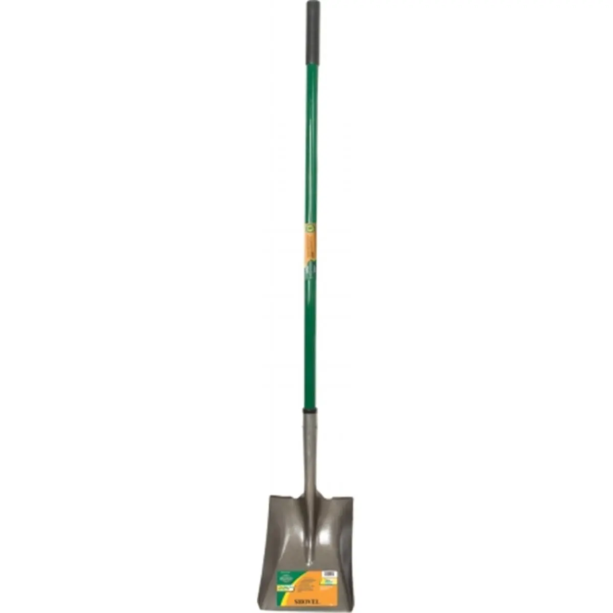 212 MAIN Square Point Shovel - 48 in. Long Handle, Fiberglass Shaft, Steel Blade, Strong Grip (for Garden, Hardware Tasks)