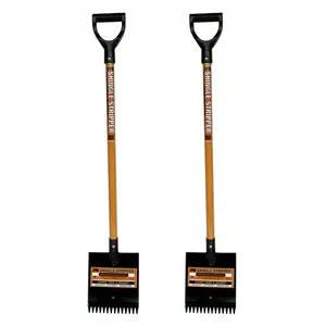 46 in. Steel Shingle Stripper Roof Shovel (2-Pack) Tool