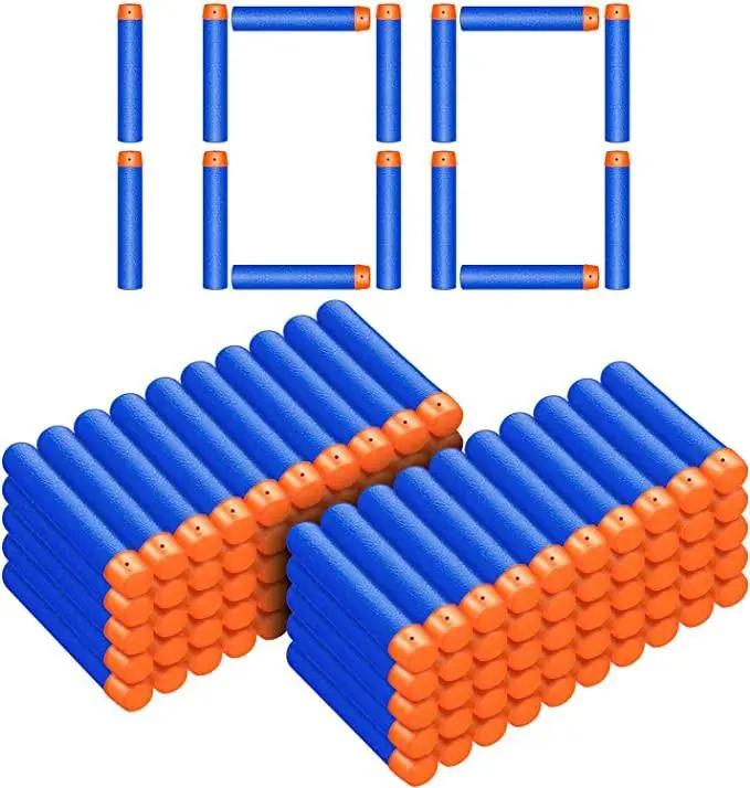 100 Nerf N Strike Blaster Compatible Dart Bullets