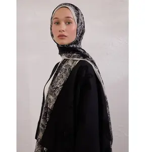 Rami Lightweight Hijab Shawl Secret Elegance - Black