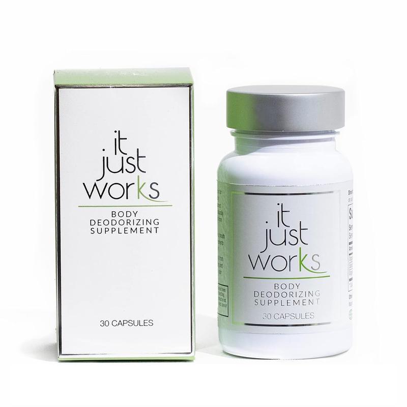 IT JUST WORKS Body Deodorizing Supplement 30 Capsules