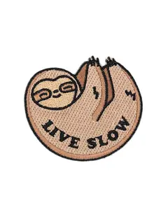 Live Slow Sloth Patch