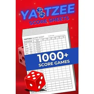 Yahtzee Score Pads: Large Print 6X9 inches Yahtzee Score Sheets , Score Games for Scorekeeping (Score Book)