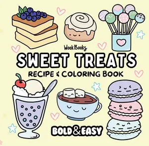 Sweet Treats and Recipes & Reusable Protective Sheet by Wook Books