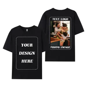 ISUNMEA Custom T-Shirts for Men Women, Custom Tees Shirt Design Your Own, Personalized Photo/Text T-Shirt
