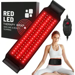 1Pc Red Light Therapy Belt, 5 Light Levels Infrared Light Therapy Wrap Red Light Therapy Device For Body With Timer For Back Shoulder Waist Muscle Pain Relief