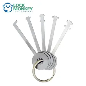 5-Pc Warded Padlock Pick Set (MK210) (LOCK MONKEY)