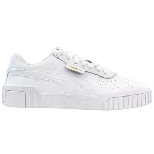 PUMA Womens Cali Lace Up Sneakers Shoes Casual - White