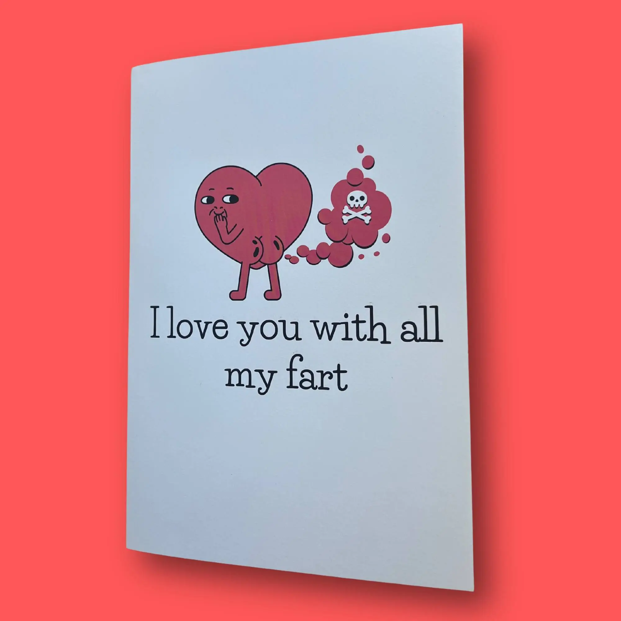 DAYD Gifts - Singing Valentine's Card - I love you with all my Fart!