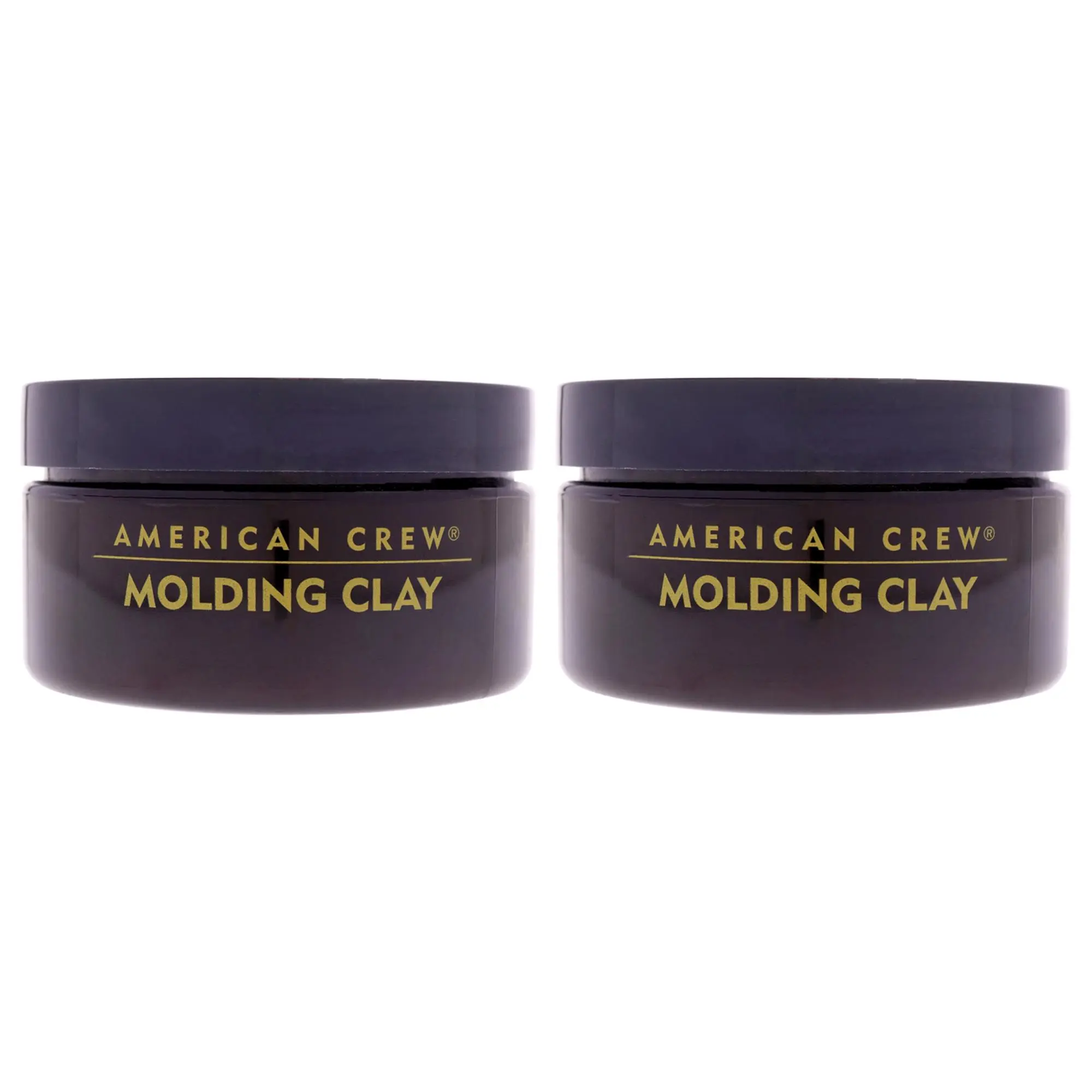 American Crew Molding Clay for Men, Male Grooming Product for Damp Hair - 3oz, Defined Look & Various Styles - Pack of 2