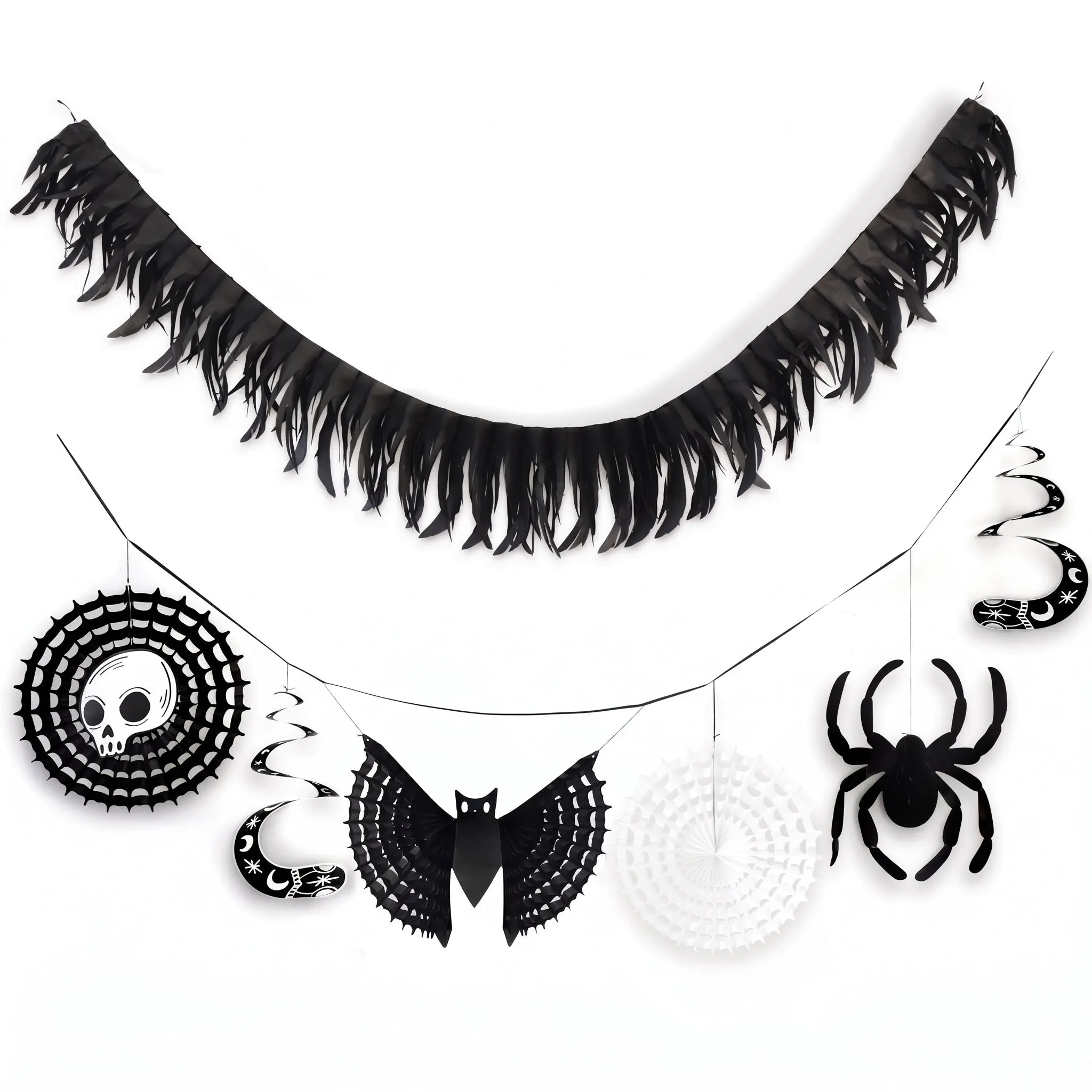 Spellbound Halloween Pennant Banner Set - 2 Piece