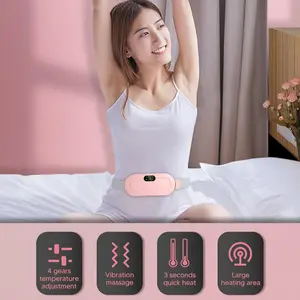 Menstrual Heating Pad Smart UterusWarmer Belt,1 Count Relief Waist PainCramps Vibrating Abdominal MassageUterus Warmer Waist Massager, VibratePlate, Birthday Gifts, Winter Gifts, Best Valentine's Day Gifts For Women