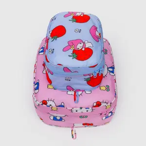 Hello Kitty and Friends x Baggu Packing Cube Set (Fruits + Florals)