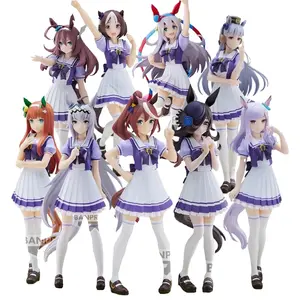 Uma Musume: Pretty Derby School Uniform PVC Official Anime Figure Figurine Collectible Model Table Ornament Fan Collection Holiday & Birthday Gifts