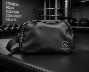 TRIDENT Mini Gym Bag – Crossbody Fanny Pack with Soft-Touch Finish