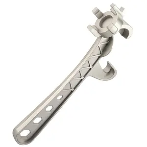 3-in-1 Aluminum Bung Wrench & Bucket Opener | Fits 5–55 Gallon Barrels | Non-Sparking Heavy Duty Tool for Paint, Fuel & Chemical Drums