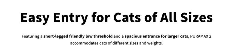 PETKIT PuraMax2 Odorless Automatic Universal Litter White Cat Litter Box Extra Large Self-Cleaning Litter Tray with xSecure/Odor Removal & APP Control