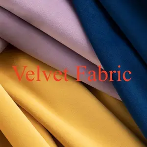 1 Meter Matte Solid Velvet Fabric 140cm Wide, DIY Material for Sofa Covers, Tablecloths, Curtains, Soft and Drapey Velvet