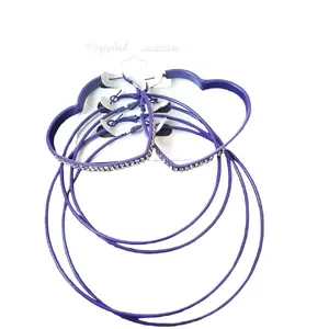 3pack Heart Hoop Set Female