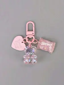 Cute Bear Design Phone Chain, 3D Bear PendantPhone Lanyard, Phone Wrist Strap, Fashion Phone Charm for Women & Girls, Mobile Phone Decoration Accessories, Mobile Phone Accessory