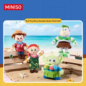 MINISO Toy Story Hawaiian Series Plush Doll. Adorable Soft Plush Toy with Exquisite Details. Perfect Bag Ornament and Car Decor, Ideal Surprise Gift for Toy Story Fans, Family and Friends for Various Occasions.